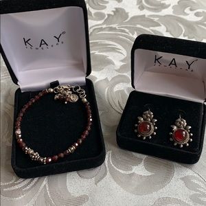 Earrings and Bracelet Set